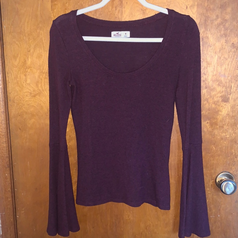 Hollister long sleeve bell top